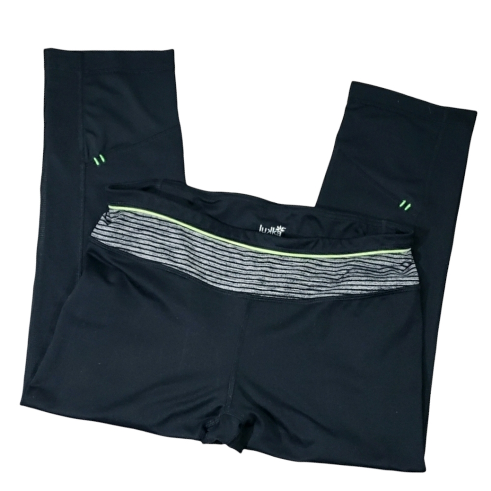 Lukka Leggings Crop Black Gray Green